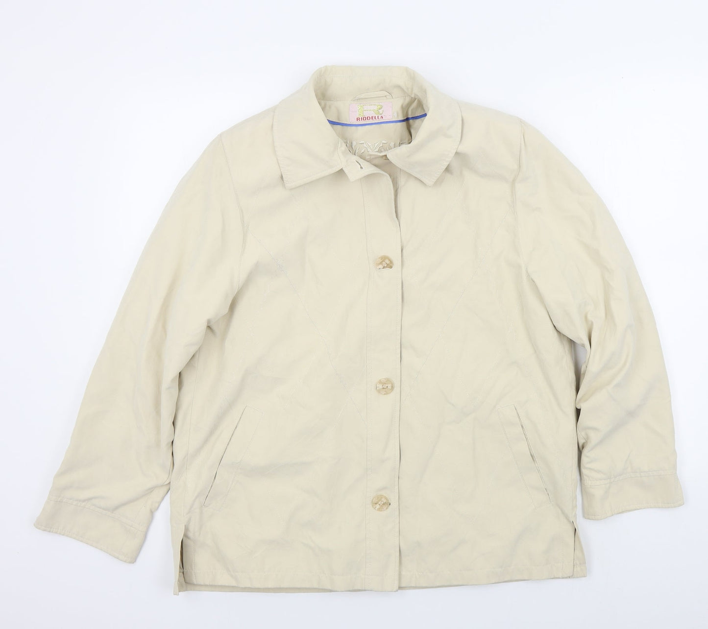 Riddella Womens Beige   Jacket  Size 14