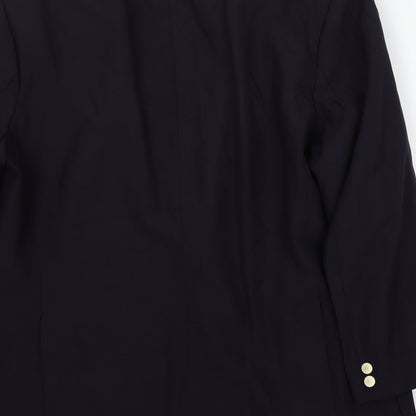 Preworn Mens Blue   Jacket Suit Jacket Size 46