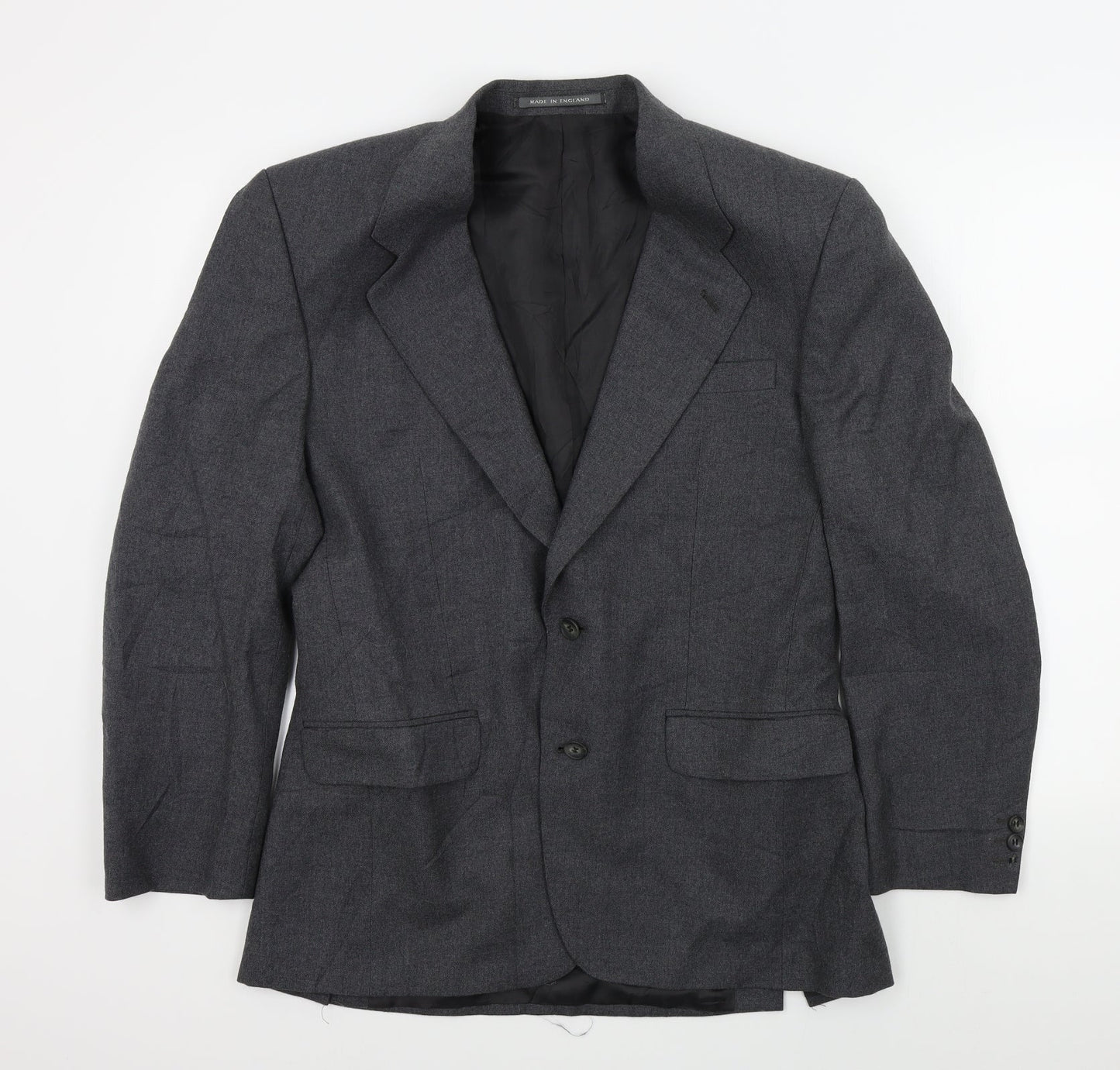 the label Mens Grey   Jacket Suit Jacket Size L