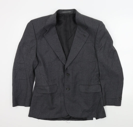 the label Mens Grey   Jacket Suit Jacket Size L