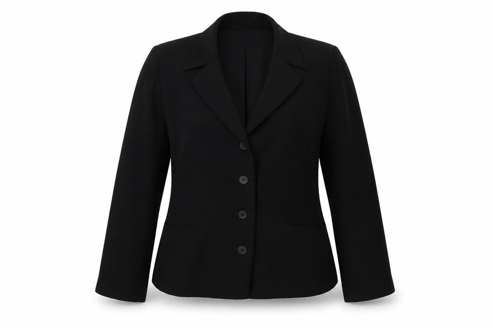 Marks & Spencer Womens Black Striped  Jacket  Size 8