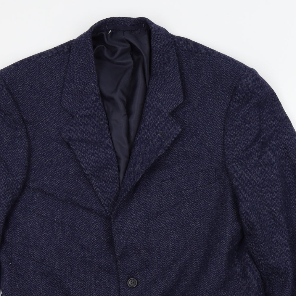 Debemhams Mens Blue   Jacket Suit Jacket Size L