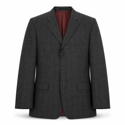 Asda George Mens Grey Check  Jacket Blazer Size 44