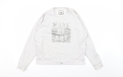 Next Womens Grey   Pullover Jumper Size 6