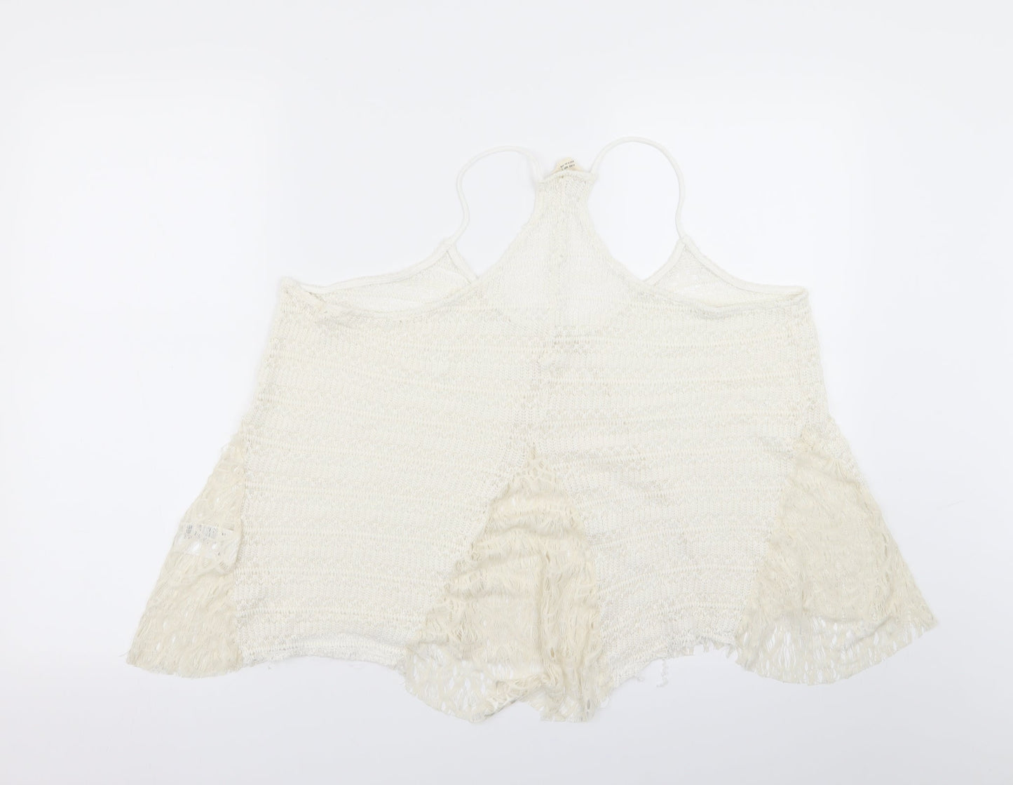 Preworn Womens White   Basic Tank Size M