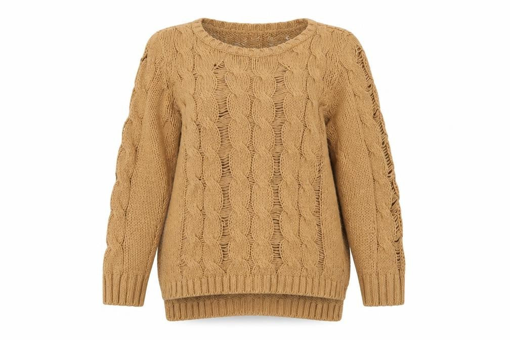 H&M Womens Brown   Pullover Jumper Size XS