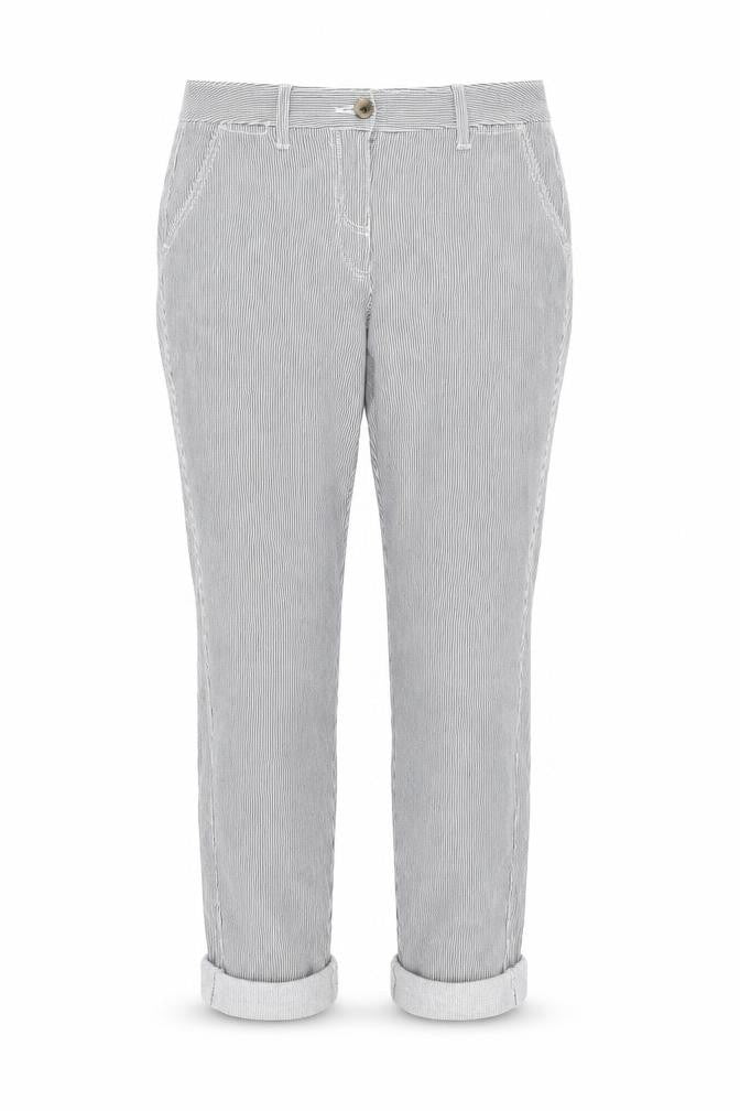 NEXT Womens Multicoloured Striped  Trousers  Size 8 L25 in