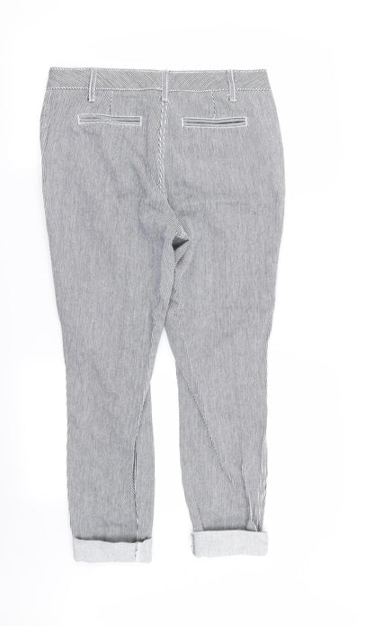 NEXT Womens Multicoloured Striped  Trousers  Size 8 L25 in