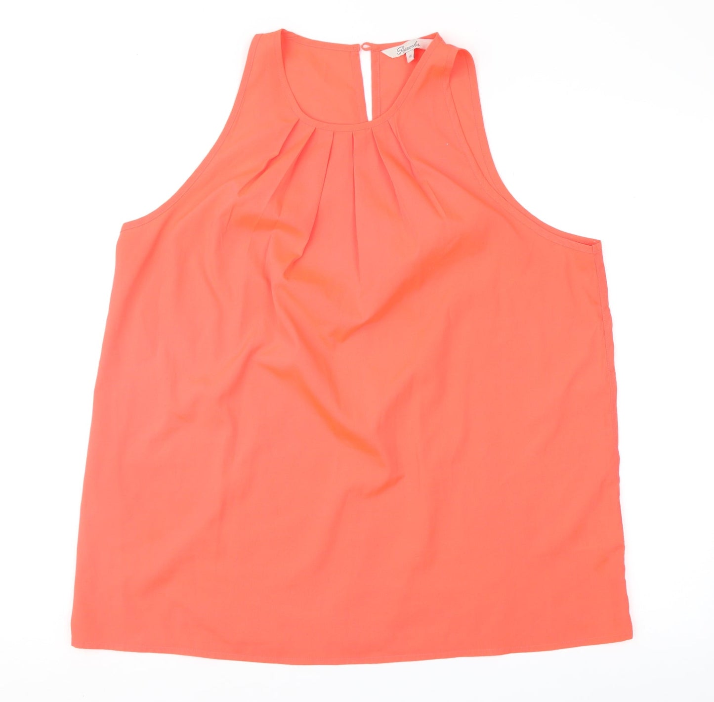Peacocks Womens Orange   Basic Blouse Size 16