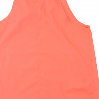Preloved Peacocks Womens Orange   Basic Blouse Size 16 - Label