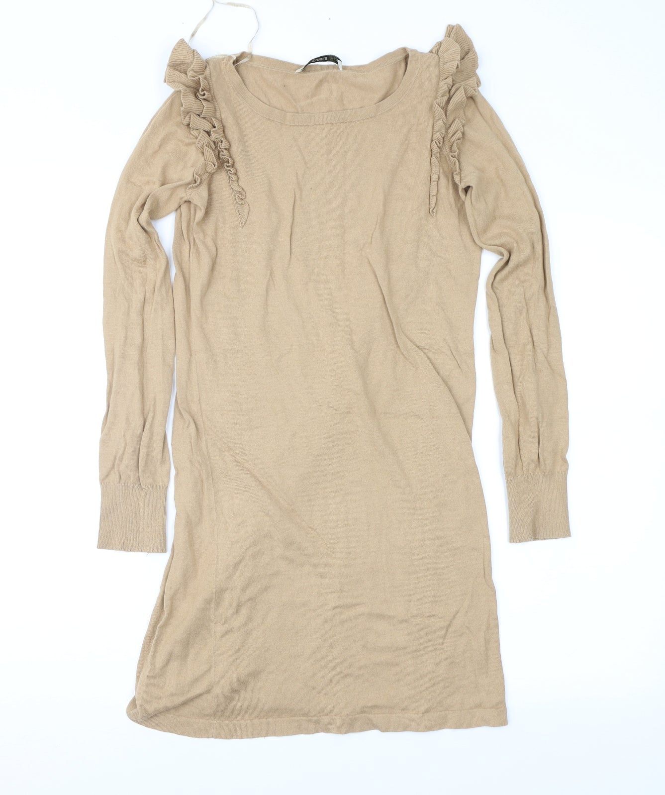 Oasis Womens Brown   Jumper Dress  Size XS
