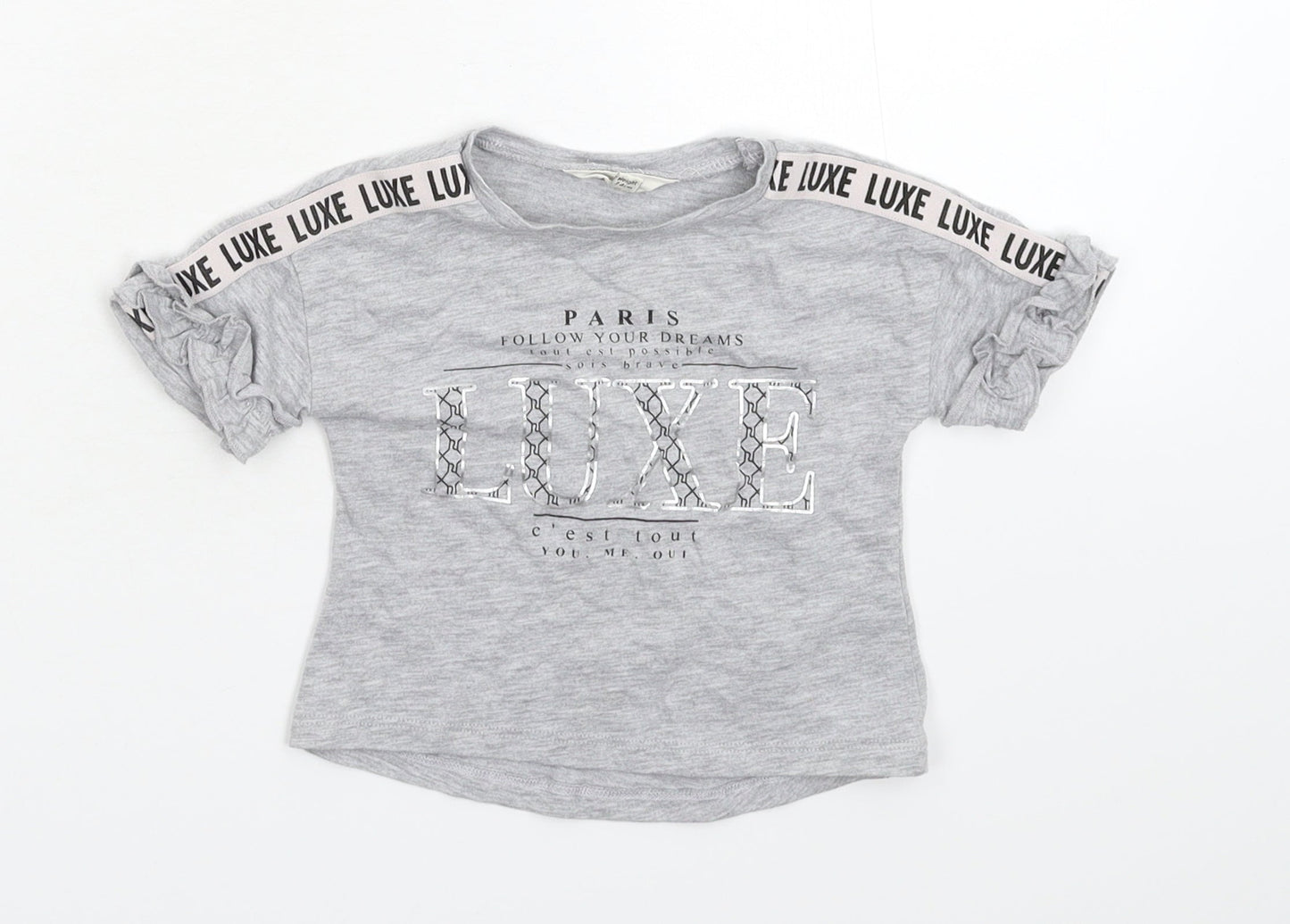 River Island Baby Grey   Basic T-Shirt Size 3-6 Months