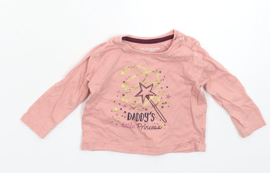 Primark Baby Pink   Basic T-Shirt Size 3-6 Months