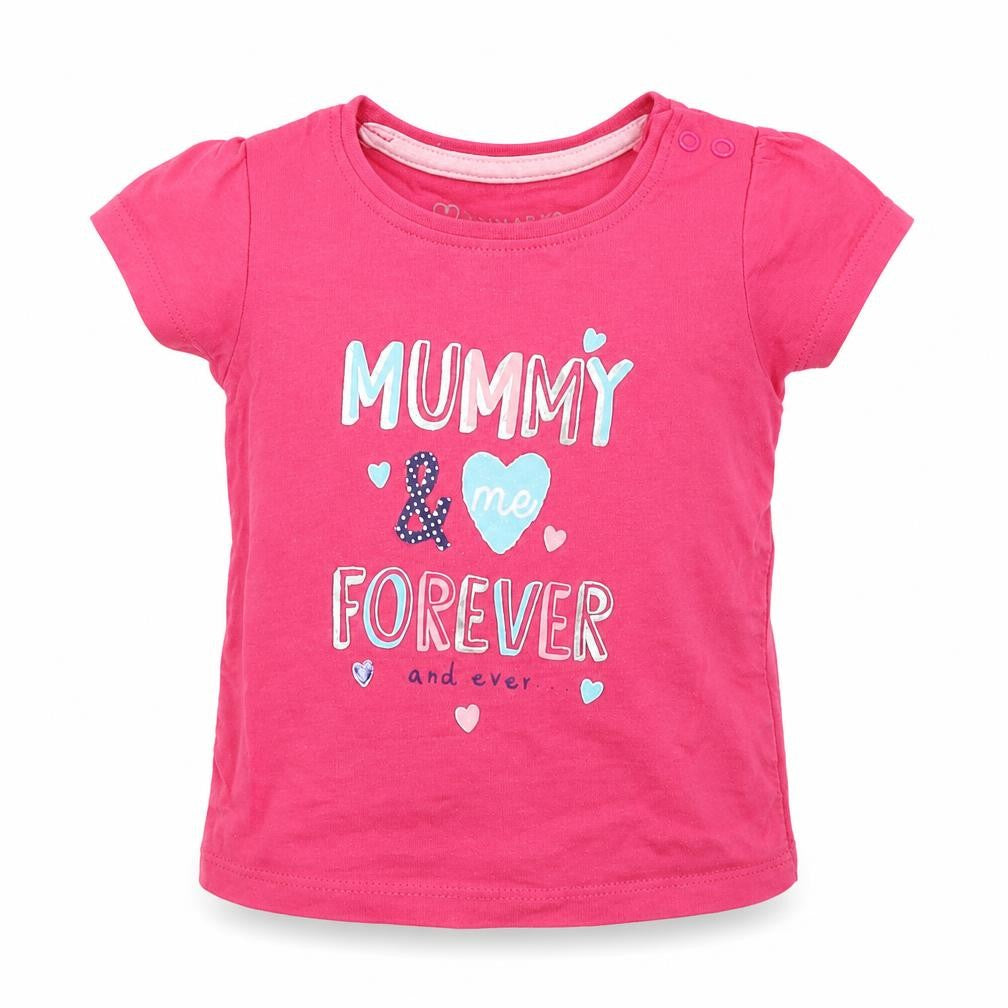 Primark Girls Pink   Basic T-Shirt Size 6-9 Months