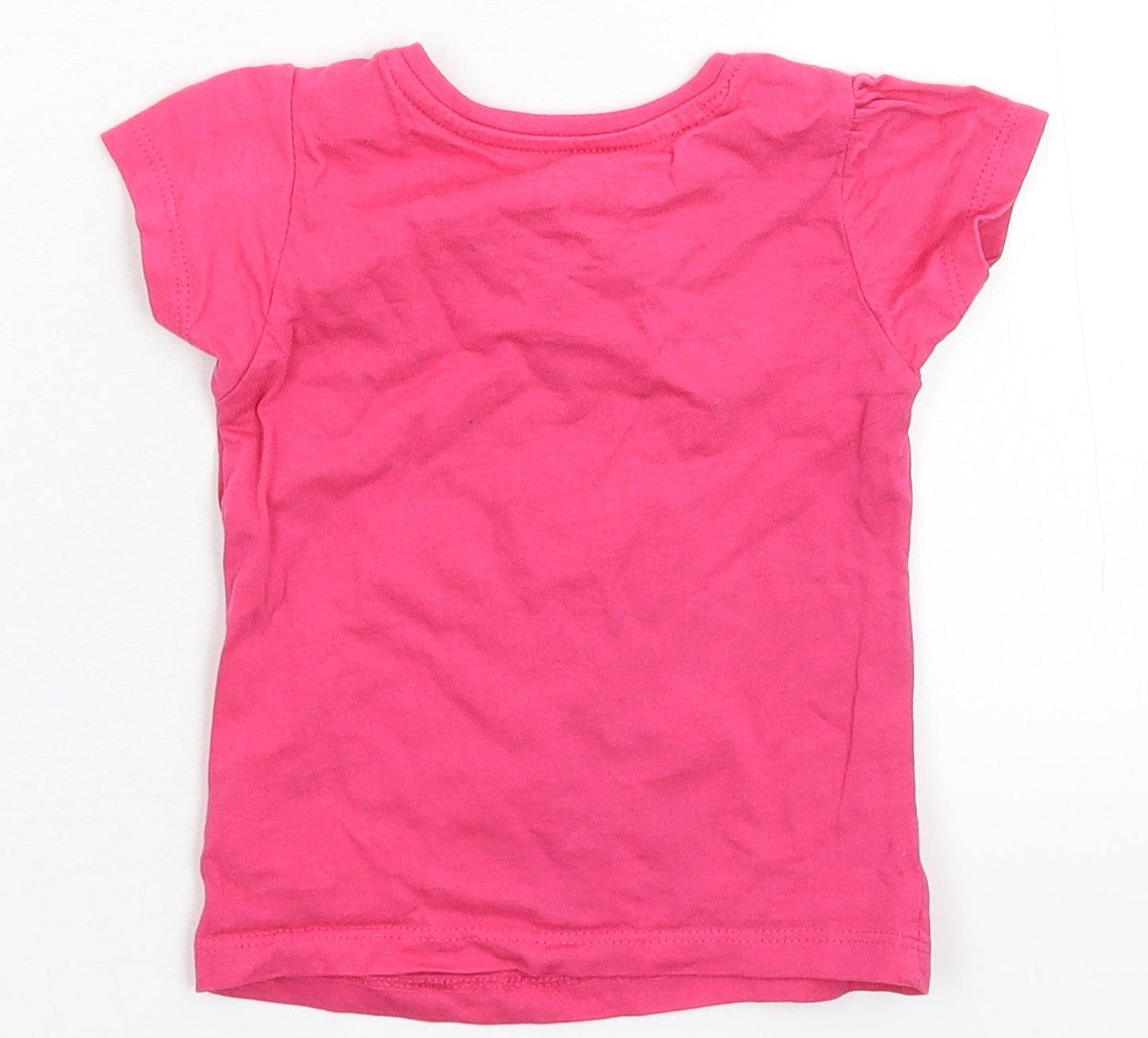 Primark Girls Pink   Basic T-Shirt Size 6-9 Months