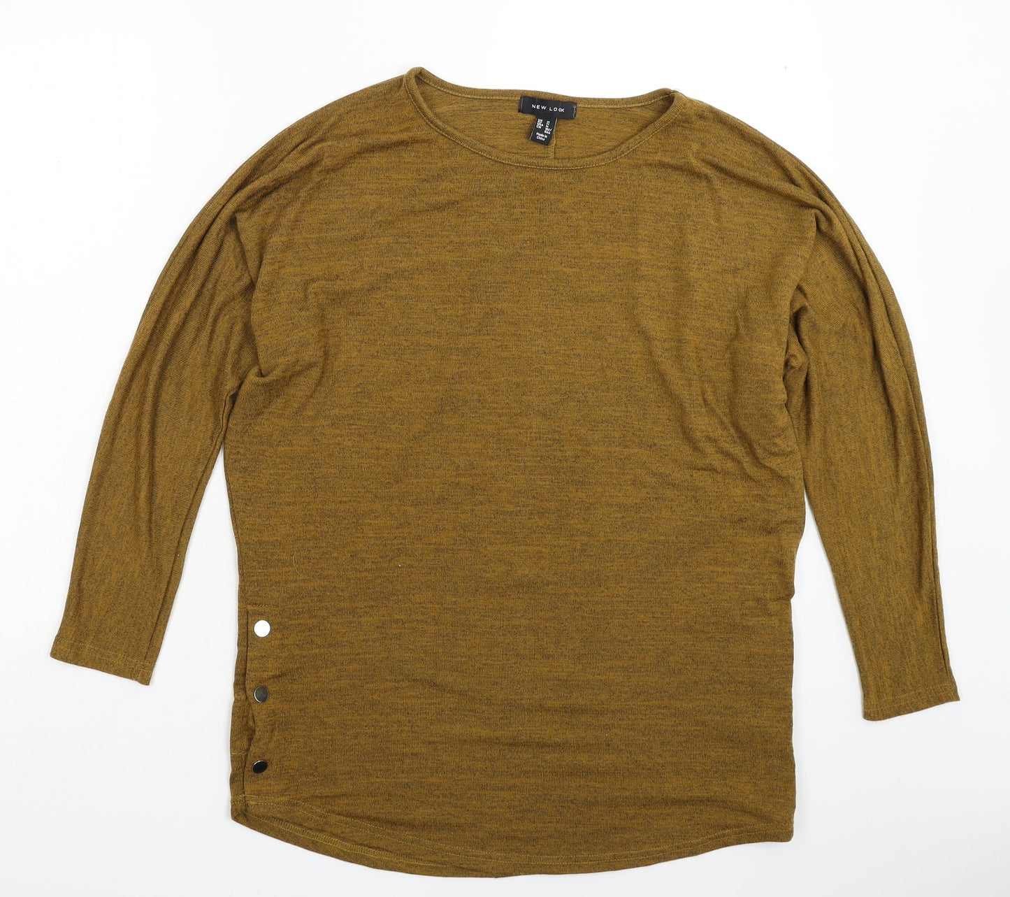 New Look Womens Brown  Knit Pullover Jumper Size M  - Oversized