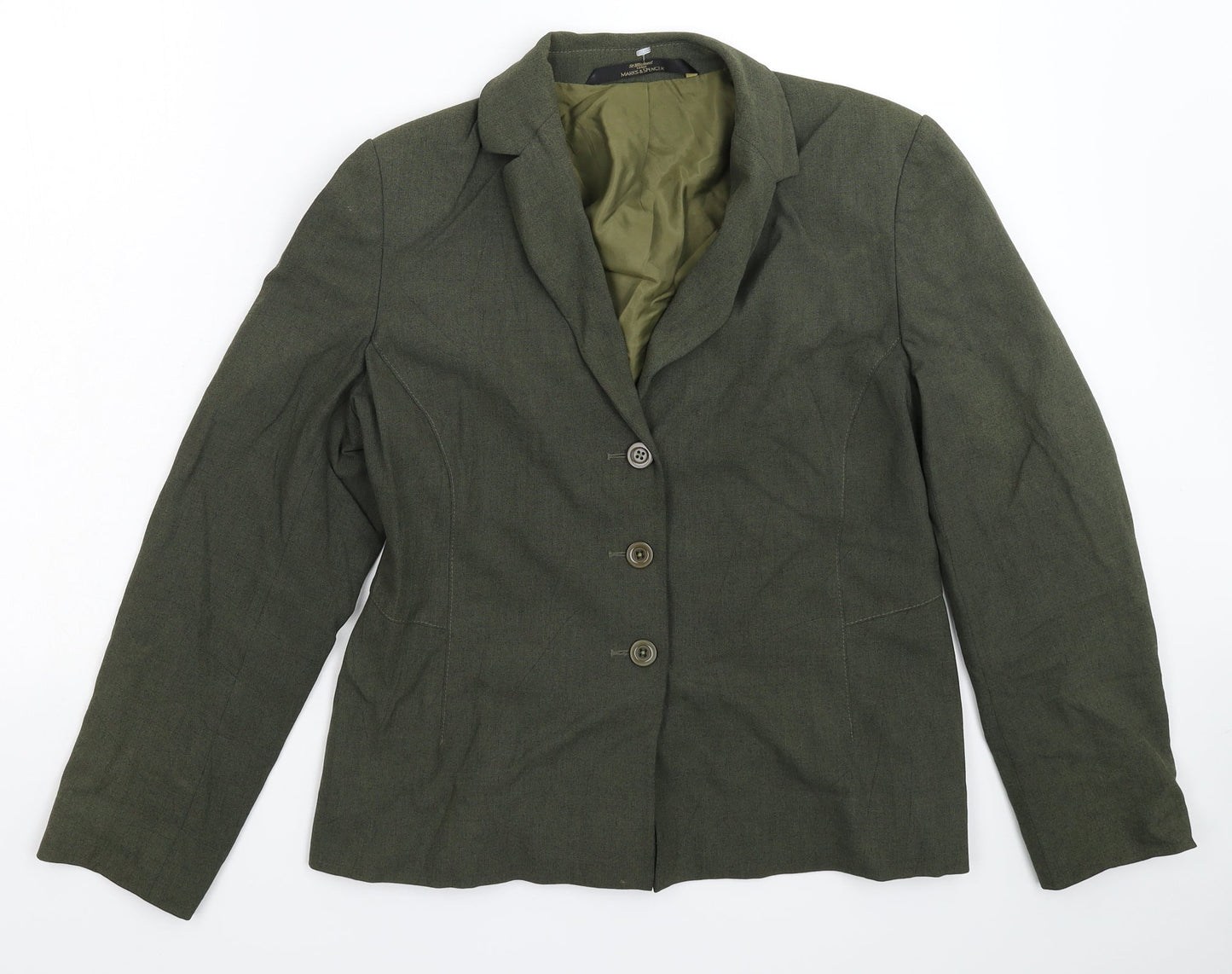 Marks and Spencer Womens Grey   Jacket Suit Jacket Size 12