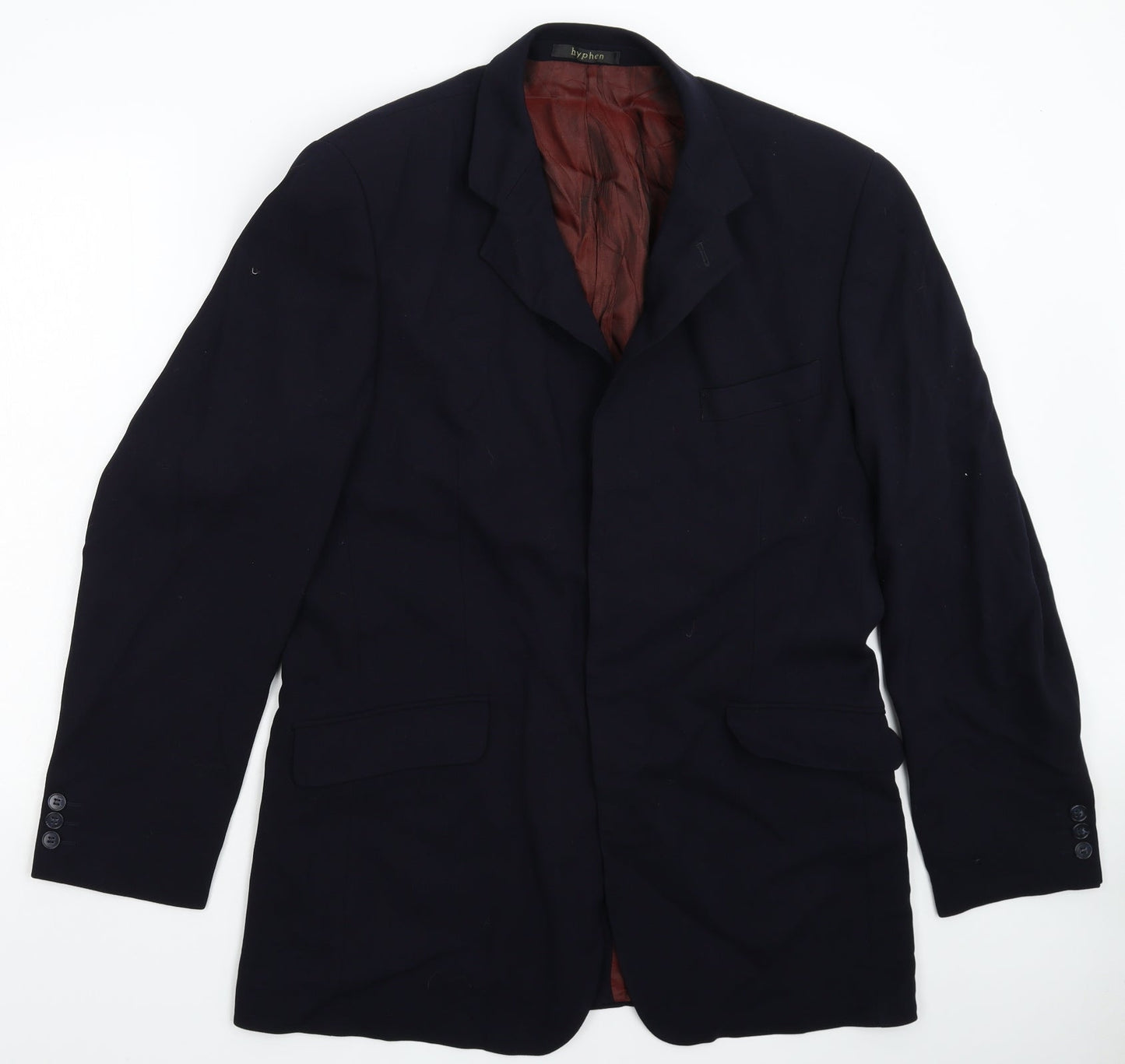 Hyphen Mens Blue   Jacket Blazer Size 40