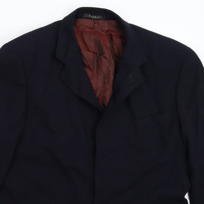 Hyphen Mens Blue   Jacket Blazer Size 40