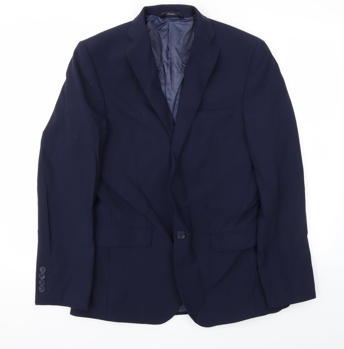 M&S Mens Blue   Tuxedo Blazer Size 38