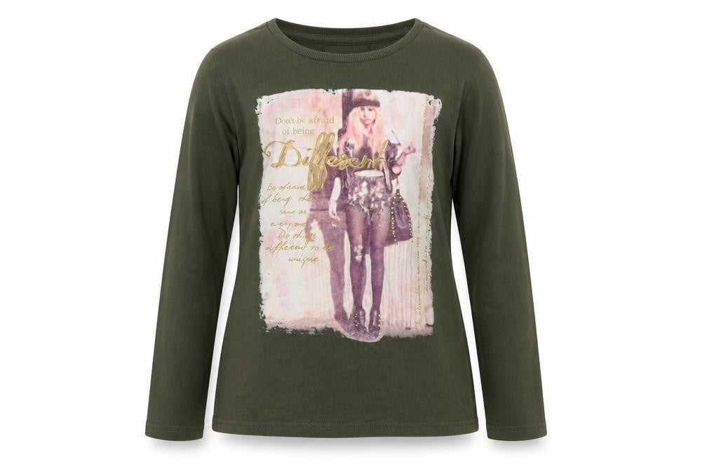 EMOI Girls Green   Basic T-Shirt Size 10 Years
