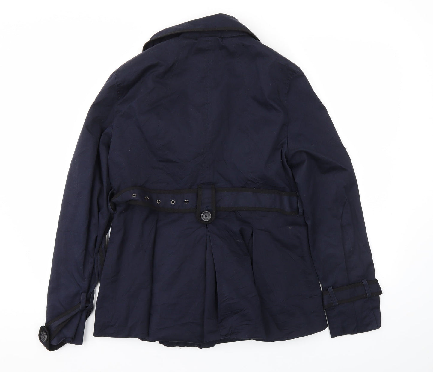 Wearhouse Womens Blue   Jacket Coat Size 12