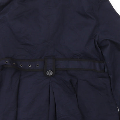Wearhouse Womens Blue   Jacket Coat Size 12