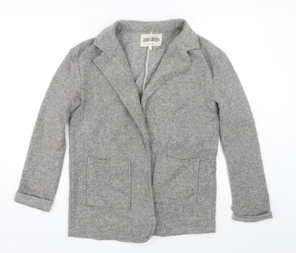 River Island Womens Grey   Overcoat Coat Size 10