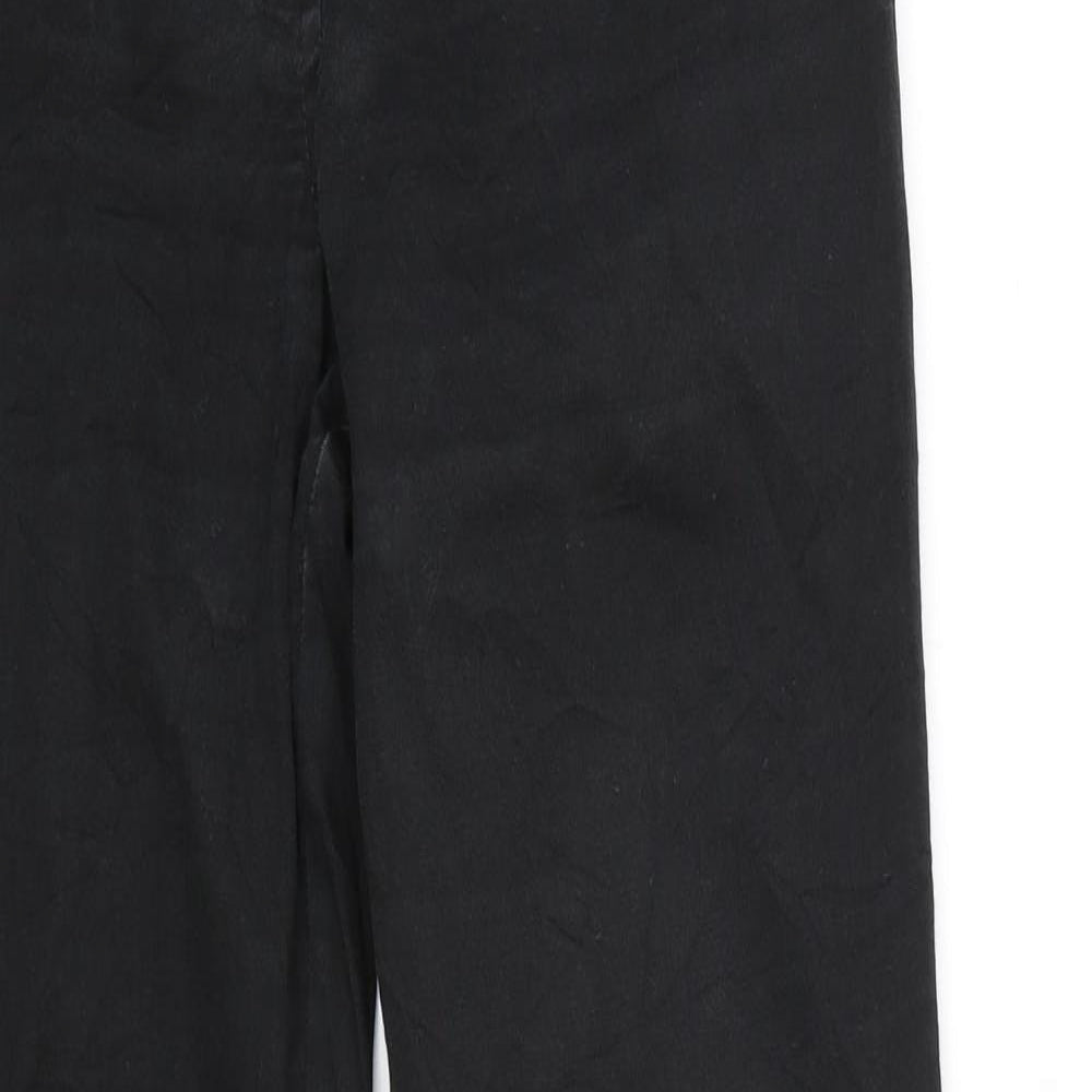 Marks & spencer Womens Black  Denim Straight Jeans Size 8 L30 in