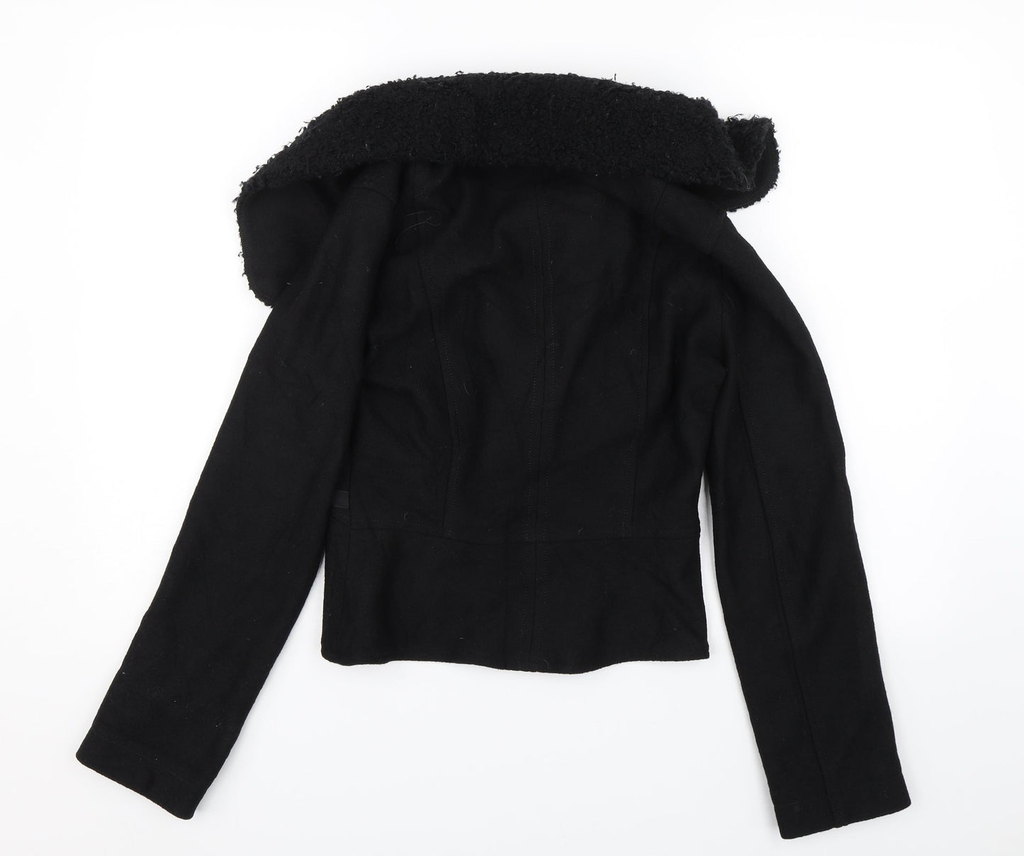 Marc Cain Womens Black   Overcoat Coat Size S