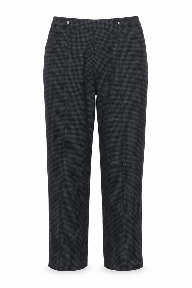 Marks & Spencer Womens Black Houndstooth  Trousers  Size 10 L24 in