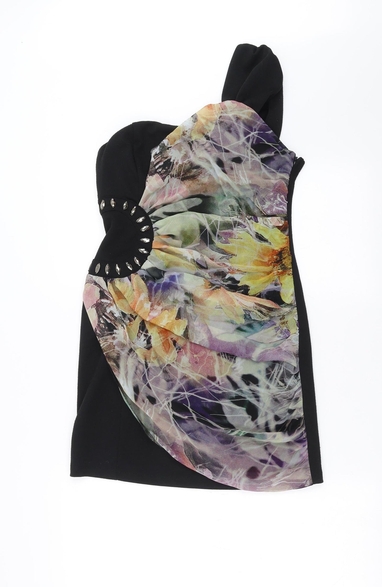 IZABEL Womens Black   Mini  Size L  - Abstract Design