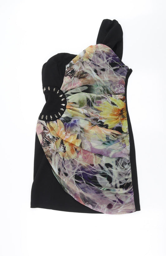 IZABEL Womens Black   Mini  Size L  - Abstract Design