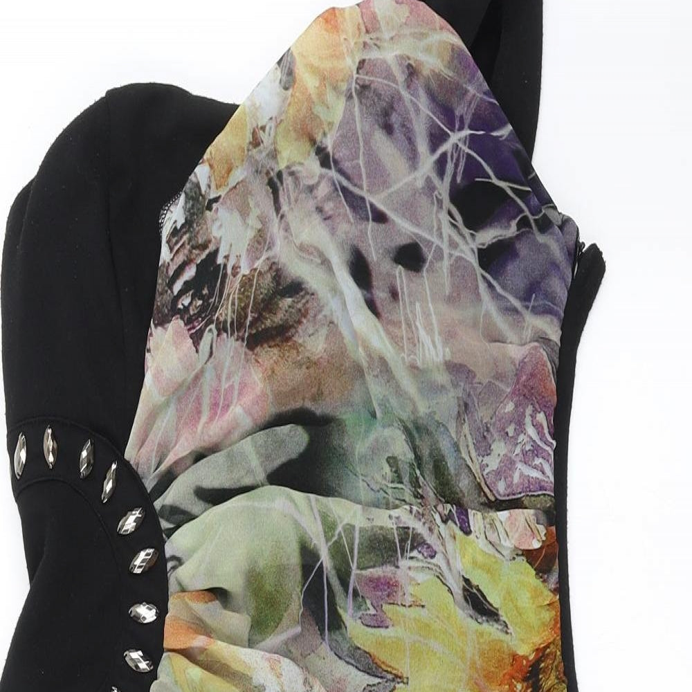 IZABEL Womens Black   Mini  Size L  - Abstract Design