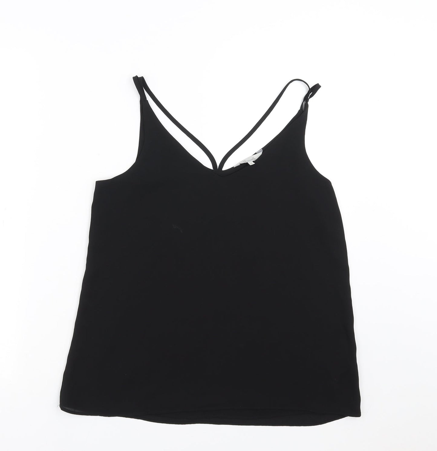 Peacocks Womens Black   Camisole T-Shirt Size 10