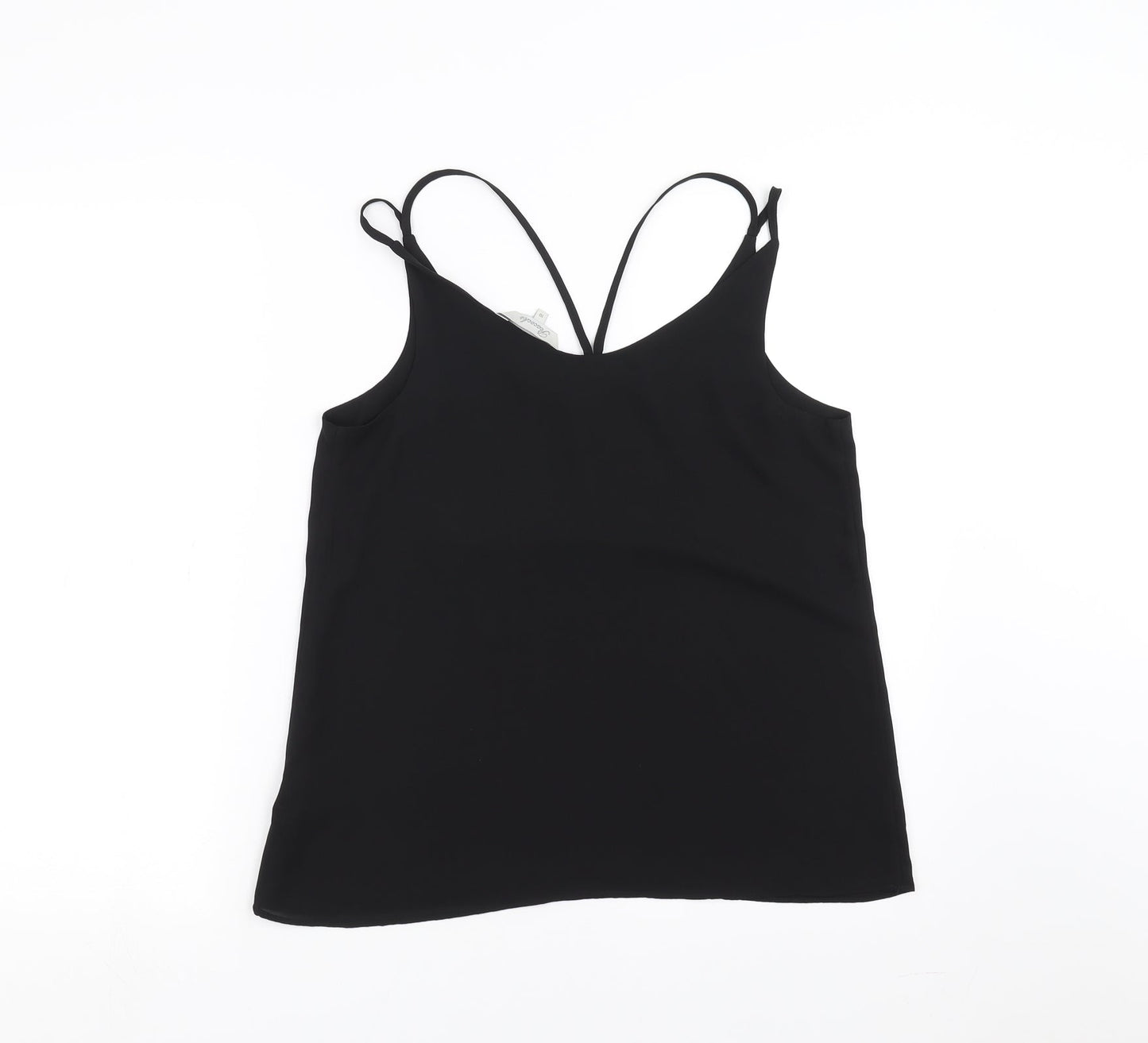 Peacocks Womens Black   Camisole T-Shirt Size 10