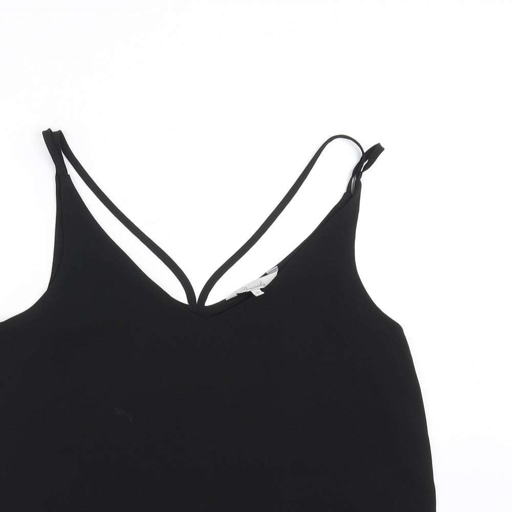 Peacocks Womens Black   Camisole T-Shirt Size 10