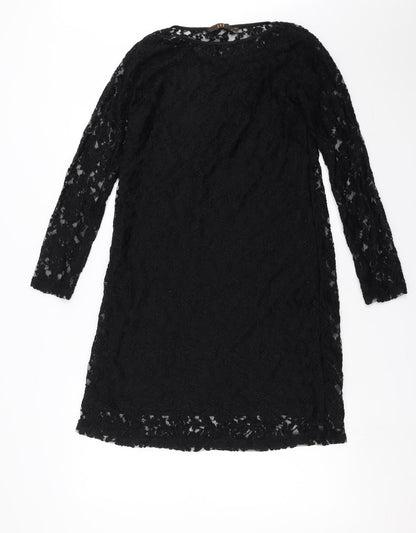 AND Womens Black Floral  Shift  Size XL
