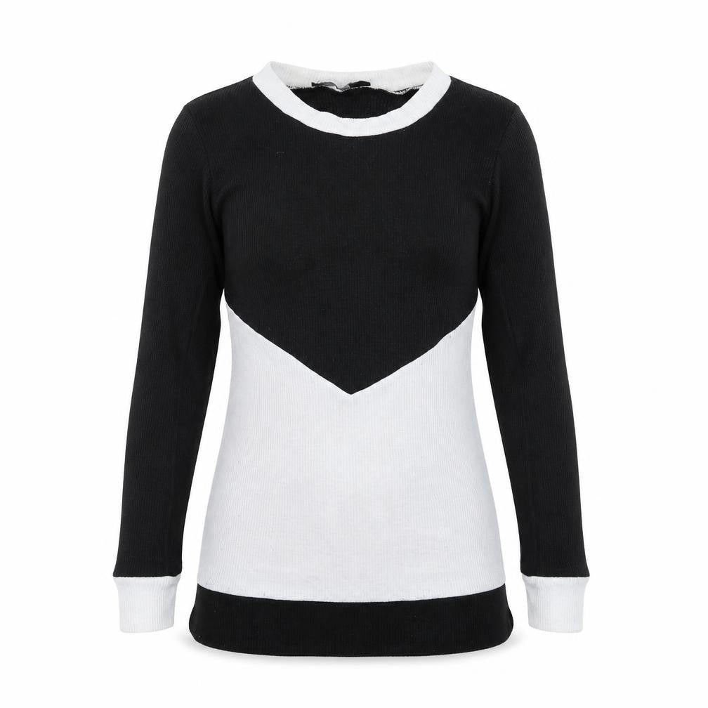 Boohoo Womens Black Geometric  Basic T-Shirt Size 8