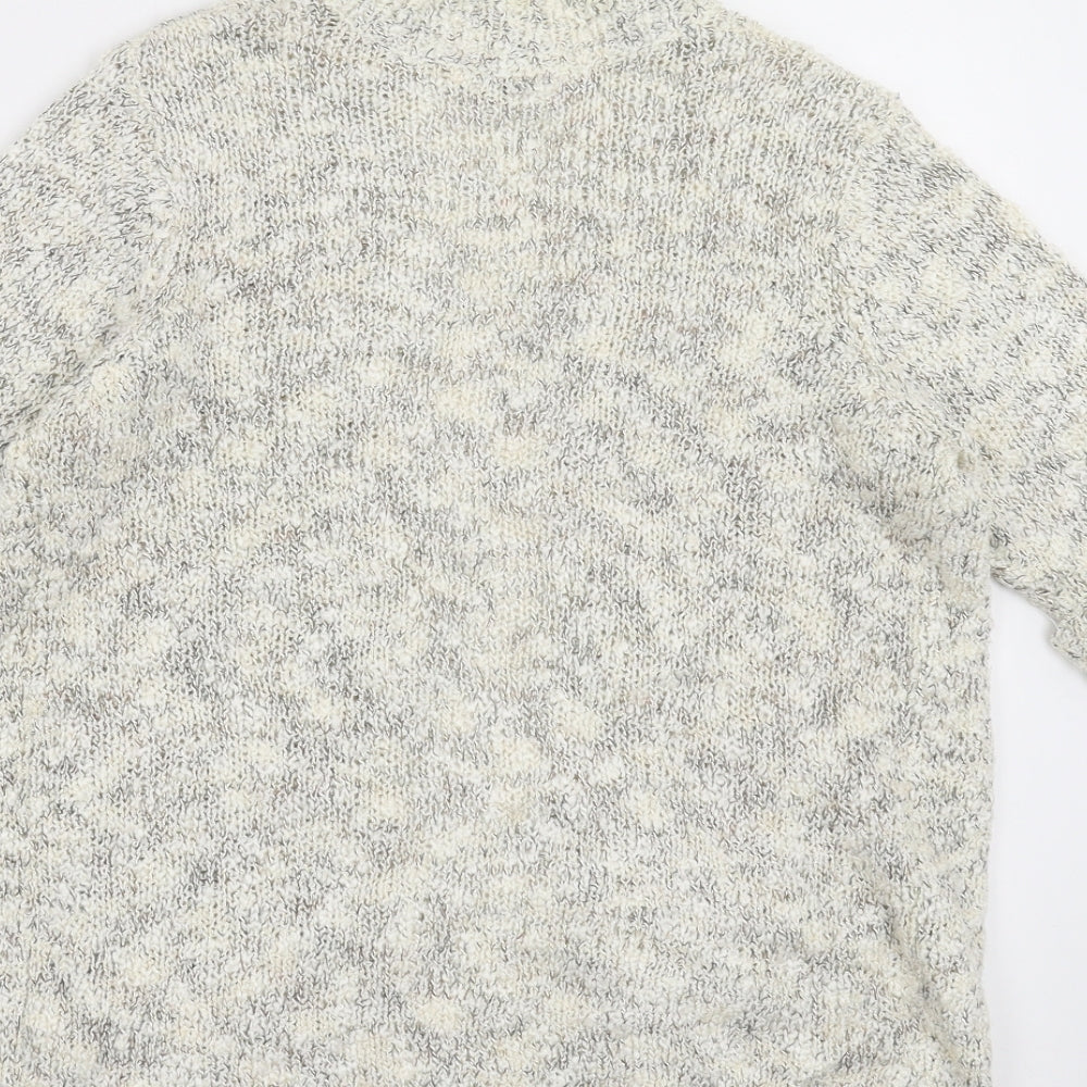 BHS Womens Beige  Knit Cardigan Jumper Size 8
