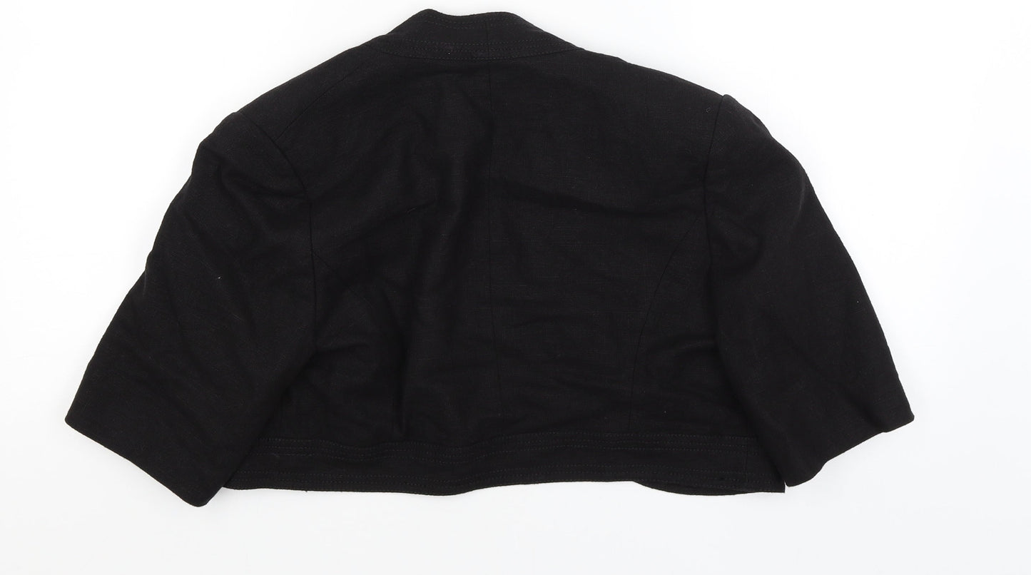 BHS Womens Black   Jacket Blazer Size 12