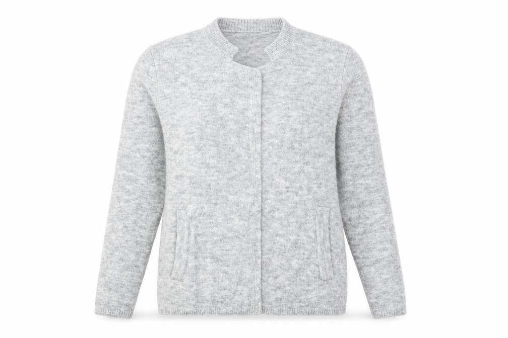 Breal Womens Grey   Wrap Jumper Size 16