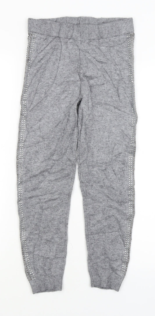 Primark Girls Grey   Jogger Trousers Size 10-11 Years
