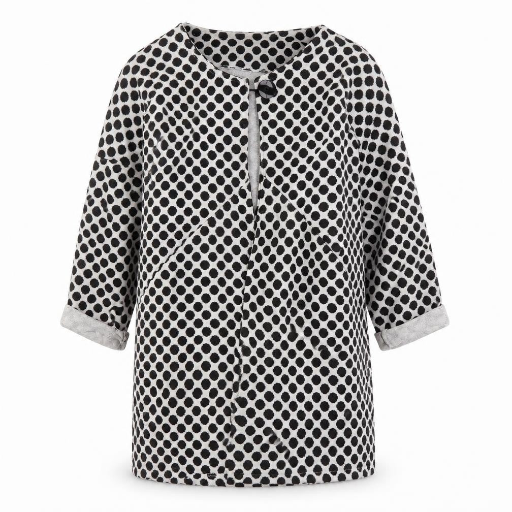 Preworn Womens Black Polka Dot  Cardigan Jumper Size M