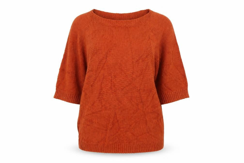 Isabell D Womens Orange   Pullover Jumper Size M