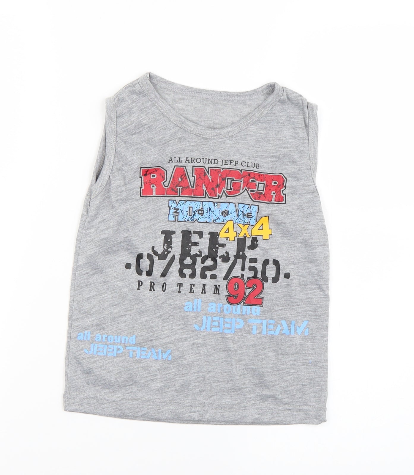 Preworn Boys Grey   Pullover Tank Size 12 Years
