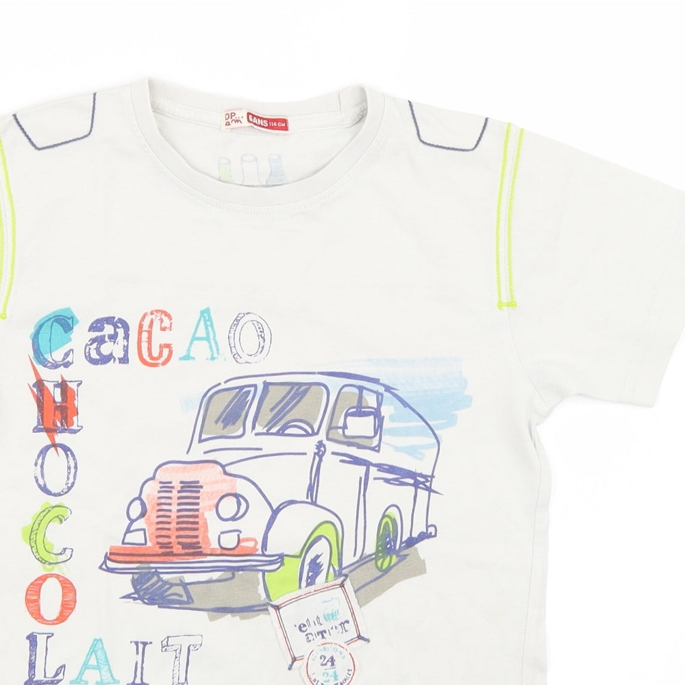 Dpam Boys White   Basic Polo Size 6 Years
