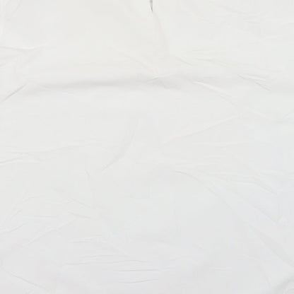Daxon Womens White   Basic T-Shirt Size 14