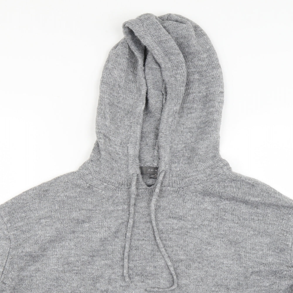 Primark Womens Grey   Pullover Hoodie Size M