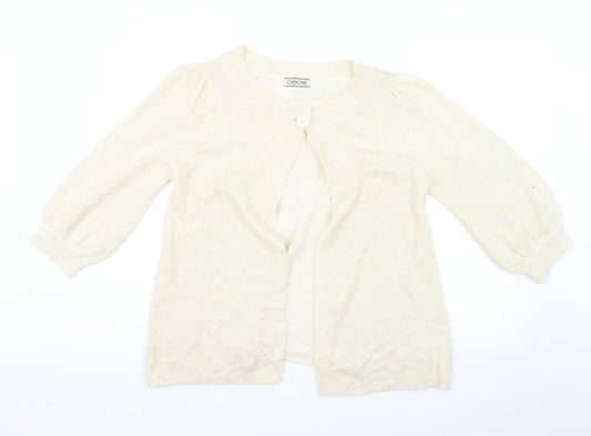 Cherokee Womens Ivory   Cardigan Jumper Size 18